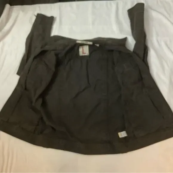 VTG Guess Jeans Brown Band/Military Flesh & Blood Jacket L Flawed Bikercore Punk - Picture 5 of 15